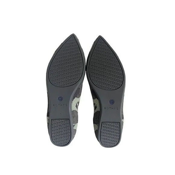 Rothy’s The Point Flat size 7 in Green Camo - Picture 7 of 9